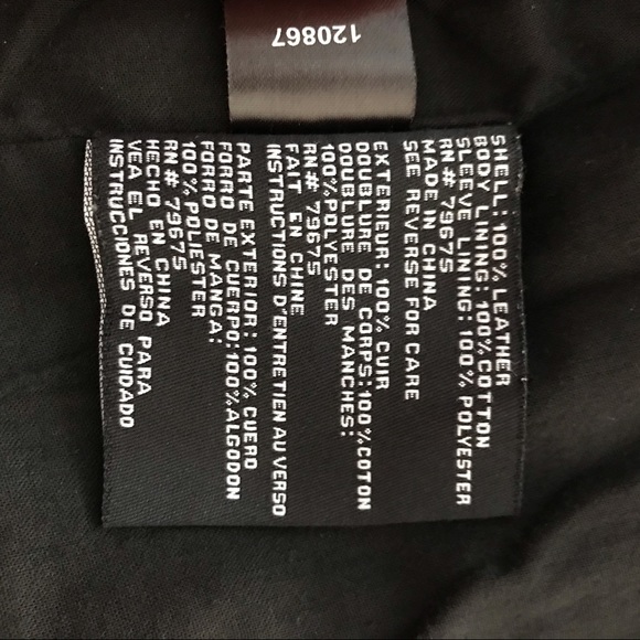 Michael Kors 100% Genuine Leather Jacket - Picture 7 of 7